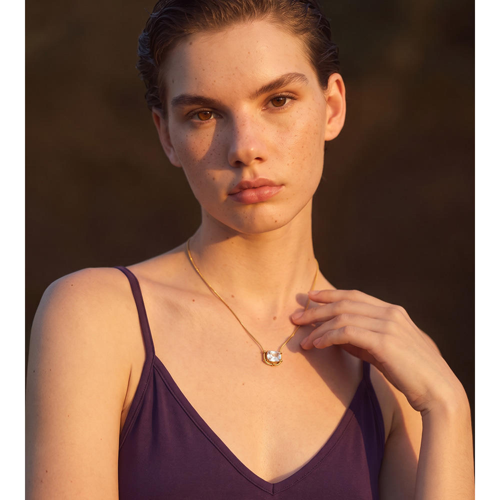 Collier Orane en acier inoxydable