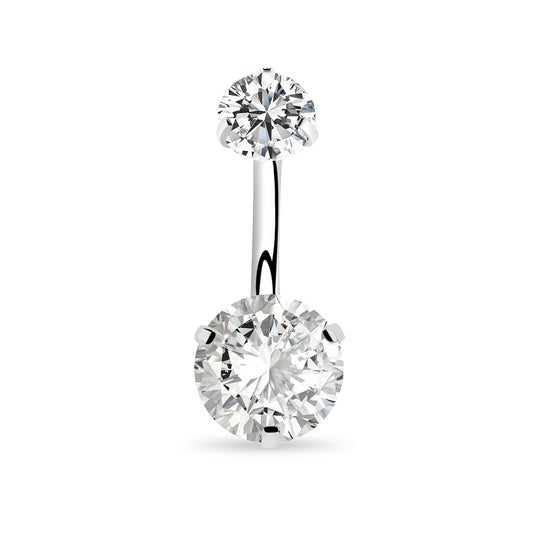 Piercing nombril Adèle en acier chirurgical