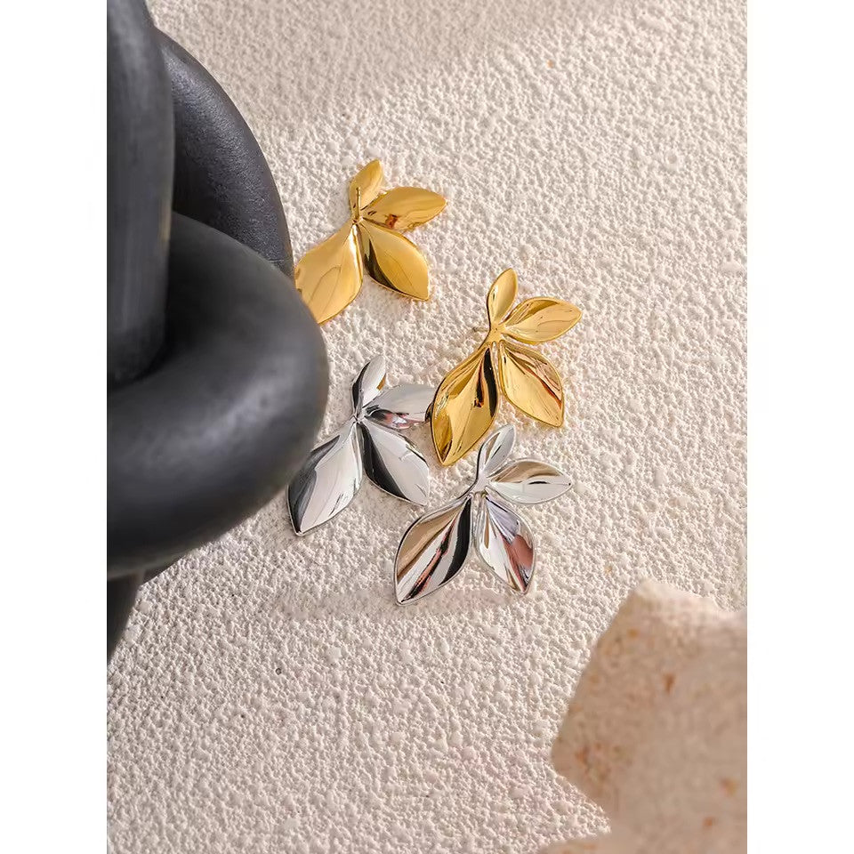 Boucles d’oreilles Elsa en acier inoxydable