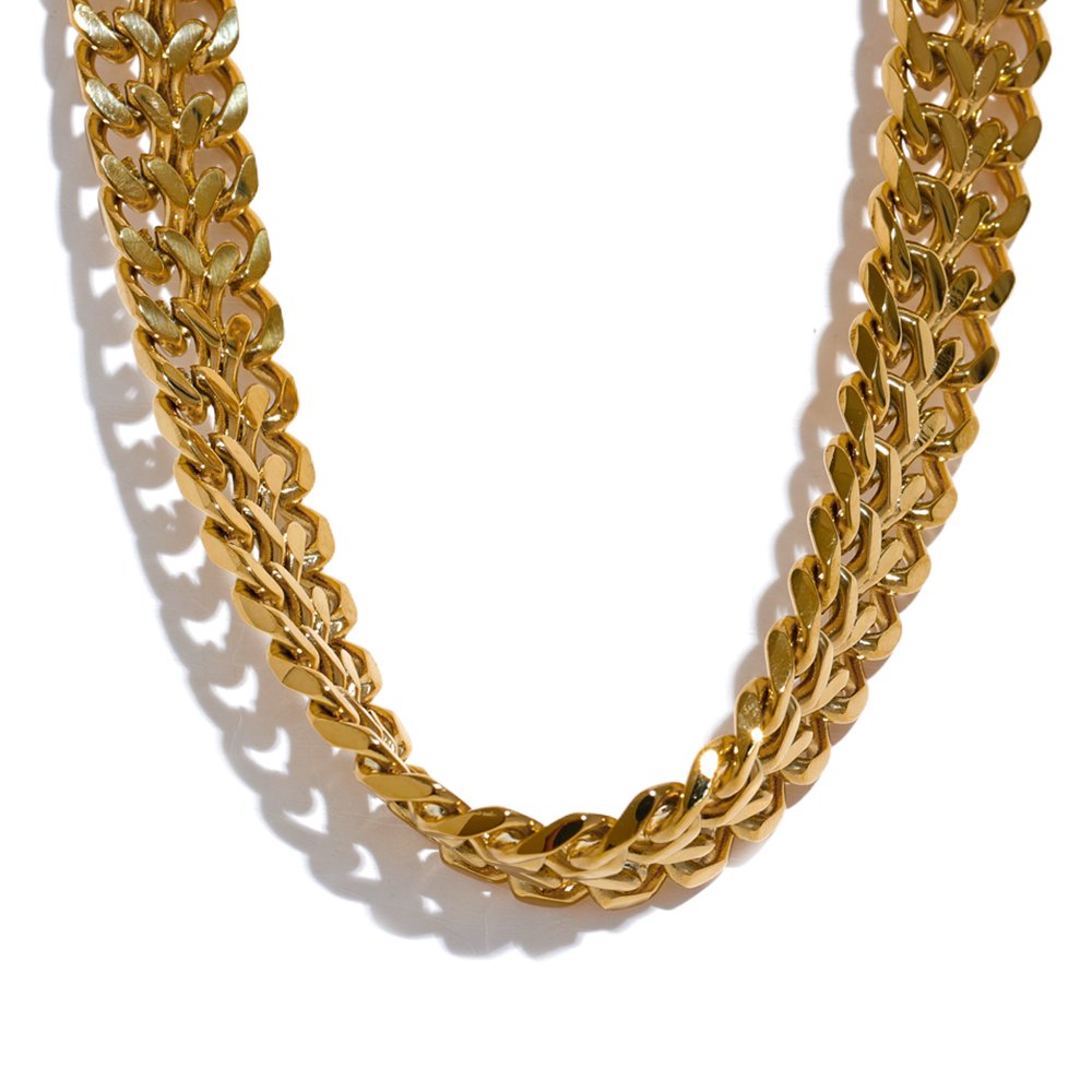 Collier chaîne Cassia en acier inoxydable