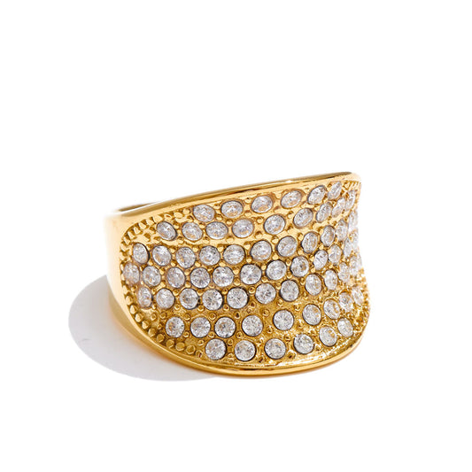 Bague Élina en acier inoxydable