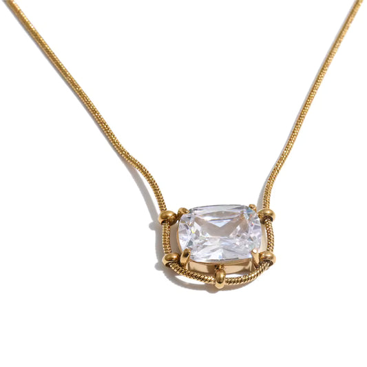 Collier Orane en acier inoxydable