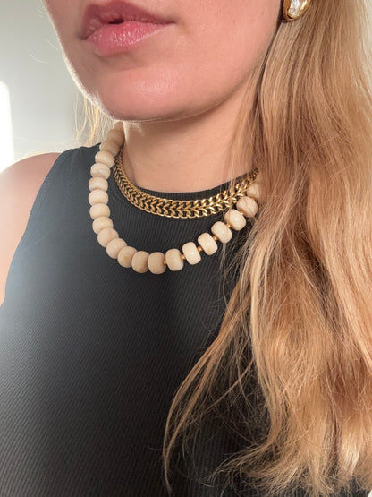 Collier chaîne Cassia en acier inoxydable