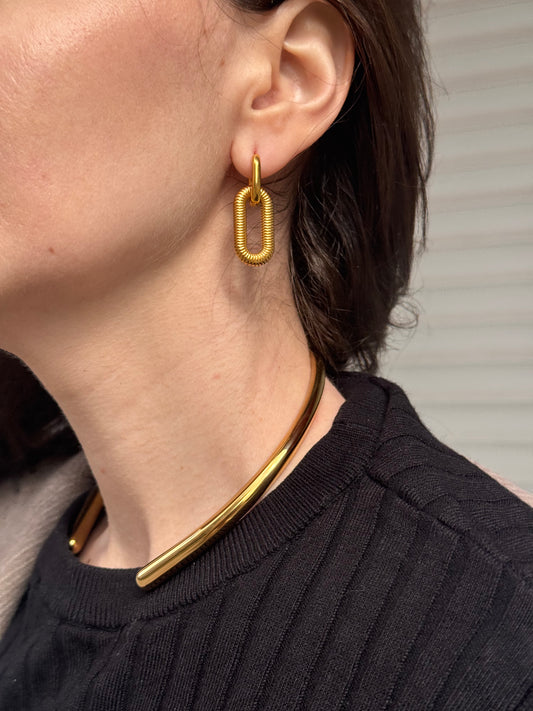 Boucles d’oreilles transformables Pollie en acier inoxydable