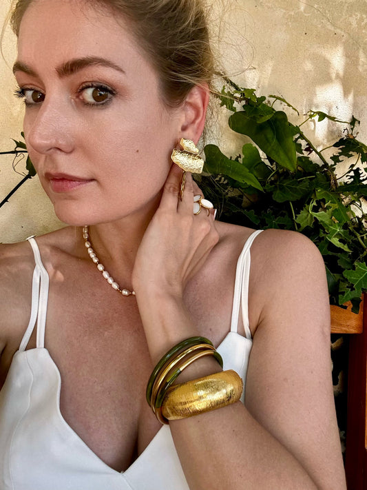 Boucles d’oreilles Héra en acier inoxydable